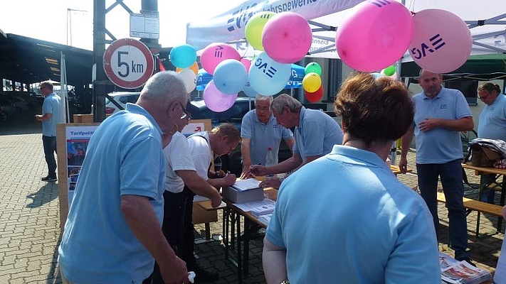 Bahnsteigfest in Würzburg - ein Riesenerfolg