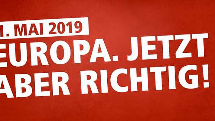 Aufruf des Deutschen Gewerkschaftsbundes zum Tag der Arbeit 2019