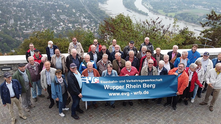 EVG WRB: Blick ins Rheintal: Tagestour begeistert Mitglieder
