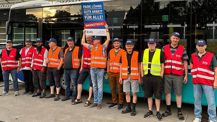 Warnstreik bei der RBA erfolgreich beendet