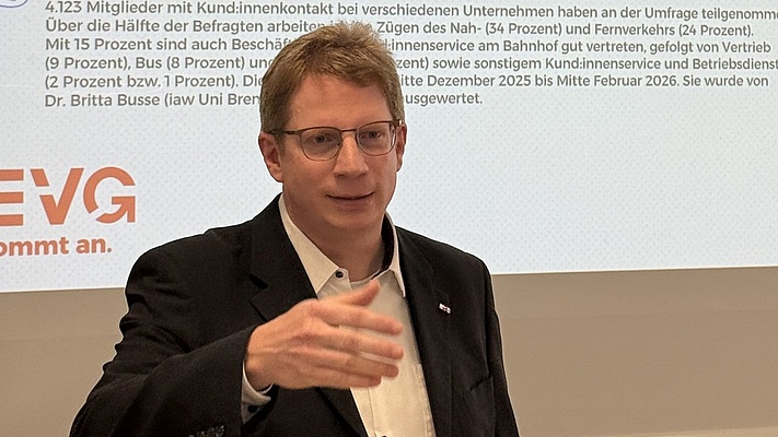 EVG-Sicherheitsumfrage 2026: Gewalt ist Alltag – Jede:r Dritte denkt über Ausstieg nach