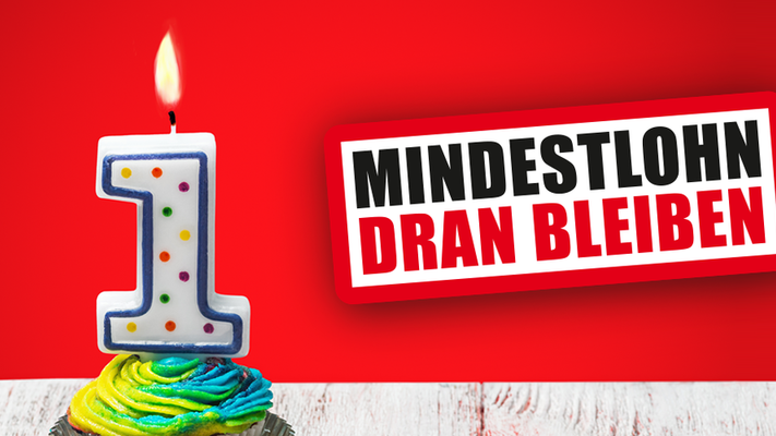 DGB sagt: Happy Birthday, Mindestlohn!