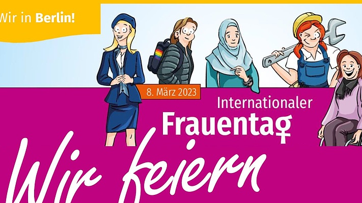 Internationaler Frauentag: Einladung zur Feier am 7. März 2023