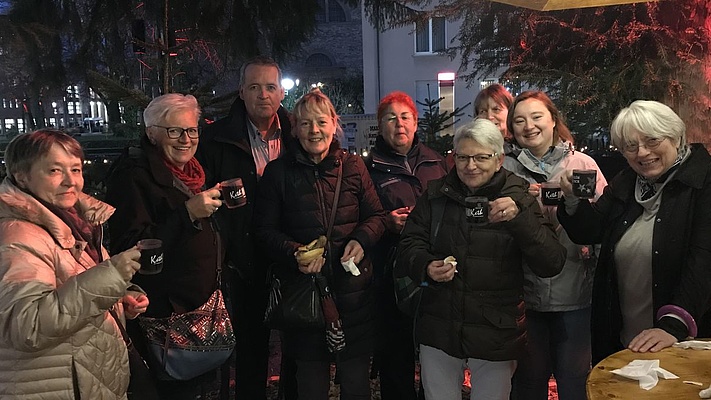 Ortsverband Karlsruhe: Ortsfrauen-Treffen auf dem Christkindlmarkt