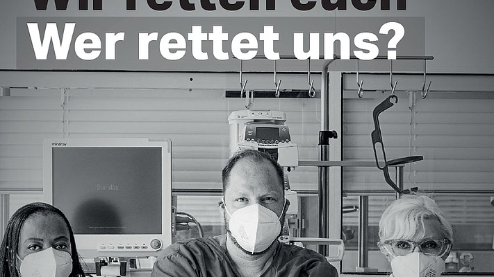 Aufruf für die Demo der Berliner Krankenhausbewegung von ver.di
