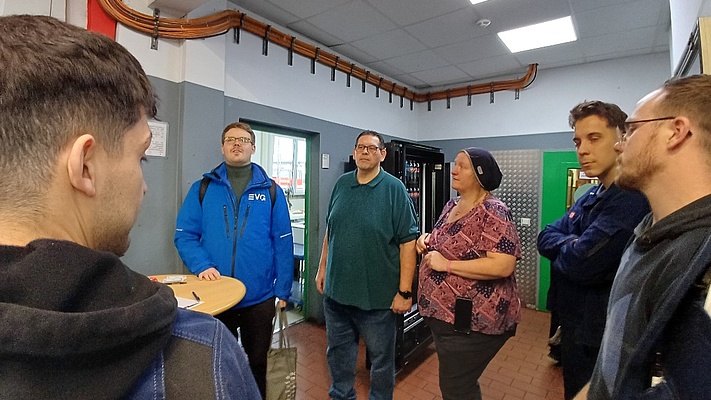 Waffeln, Weihnachtsfeier und EVG im DB Regio Werk Dortmund