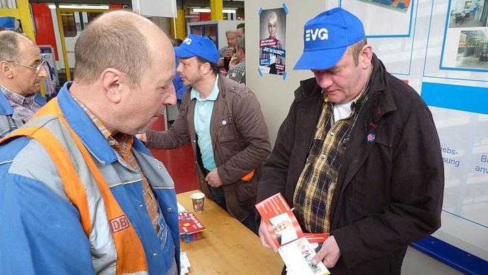 Betriebsgruppe DB Regio - Werk Düsseldorf: Gewerkschaftspolitisches Frühstück