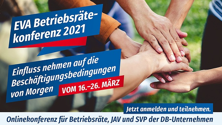 EVA Betriebsrätekonferenzen 2021: Einfluss nehmen auf die Beschäftigungsbedingungen von Morgen