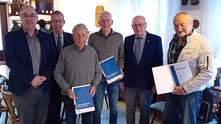 OV Baden-Baden: Mitgliederversammlung mit Jubilarehrung in Sasbach