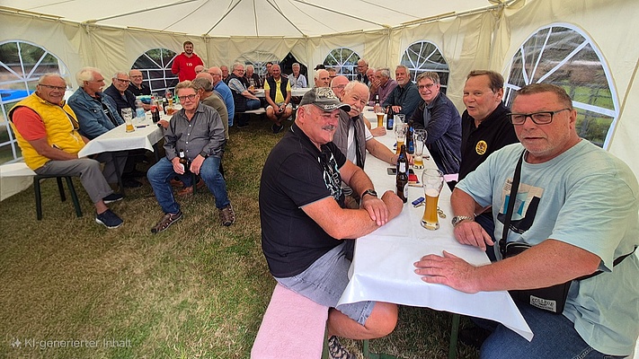 Sommerfest des Seniorenstammtisches Wesel: Geselligkeit und gute Laune in Hamminkeln