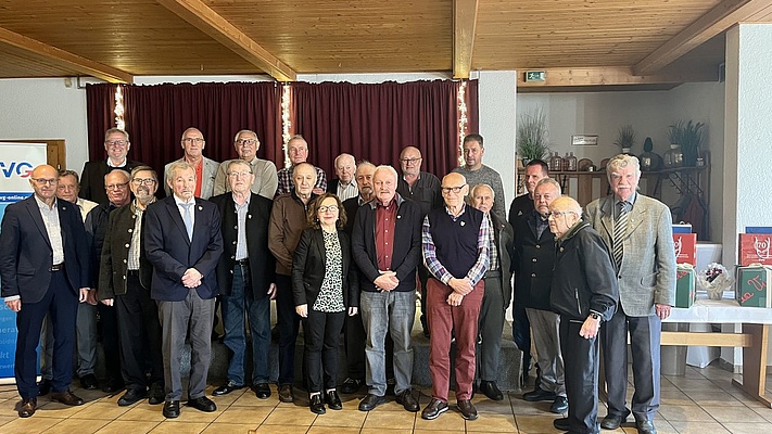 Jubilare der EVG in Schwandorf geehrt