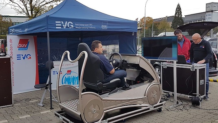 Betriebsgruppe SBG, NL: GUV-Aktionstag mit Fahrsimulator