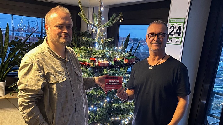 Aktion zu Weihnachten - "Danke für deinen Einsatz"