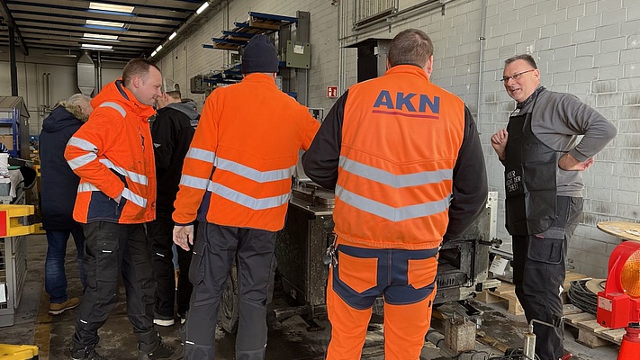 EVG-Suppenwagenaktion und Informationen zu den Betriebsratswahlen bei der AKN