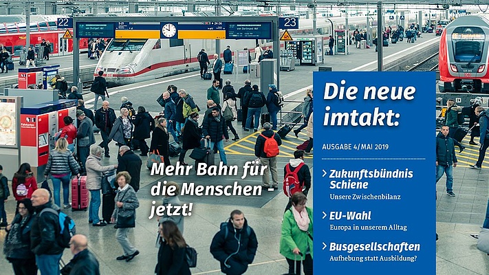 Imtakt im Mai: Mehr Bahn für die Menschen - jetzt!