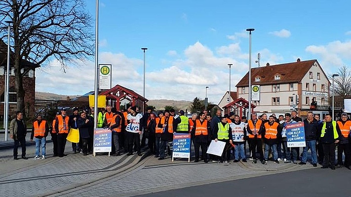 GST Mannheim/OV Rhein-Neckar: Rund 1.000 Kolleg:innen am Warnstreik beteiligt