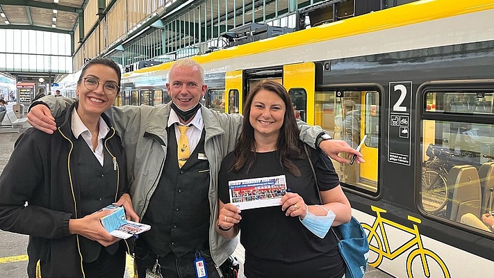 Info-Tour am Stuttgarter Hbf