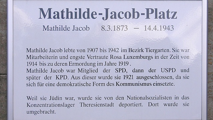 „Meine liebste Mathilde“ - Die Vertraute und Freundin Rosa Luxemburgs