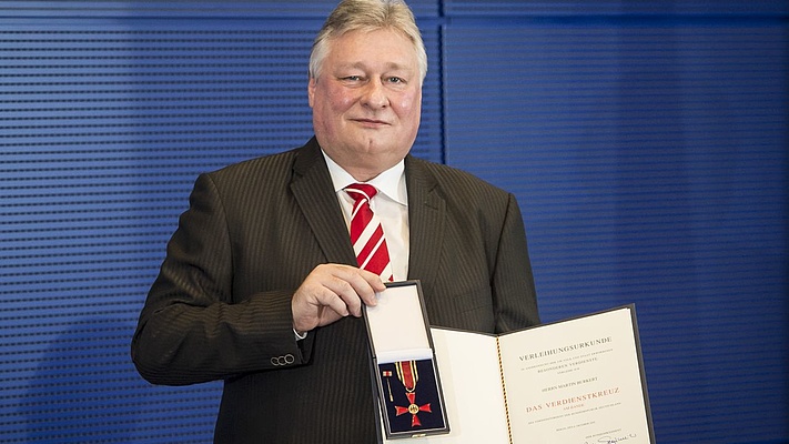 Bundesverdienstkreuz für Martin Burkert