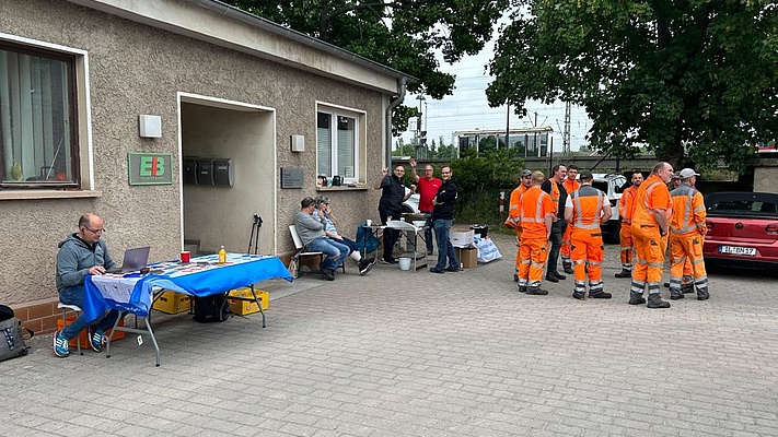 Aktionstag in Saalfeld