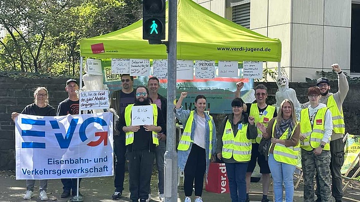 Solidarität mit den ver.di–Streikenden!