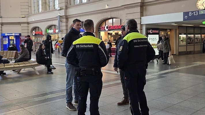 Bahnhofsrunde in Halle: Gemeinsam für mehr Sicherheit im Arbeitsalltag