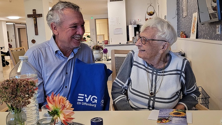 Offenburger Seniorin Irmgard Keller feiert 100
