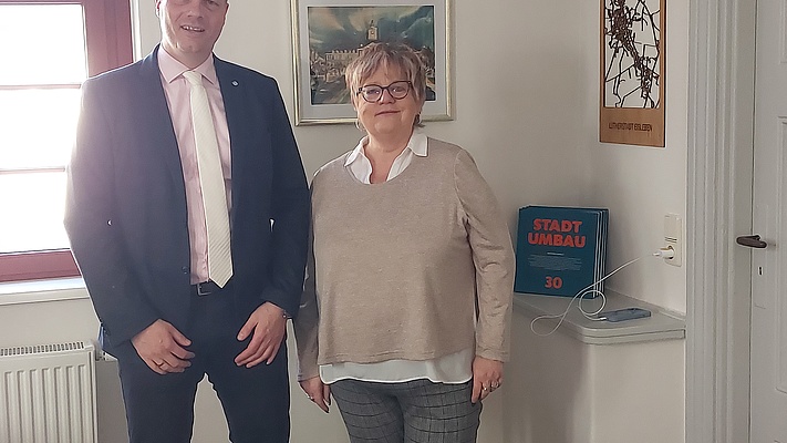 EVG Ortsverband Lutherstadt Eisleben im Dialog mit Bürgermeister Carsten Staub