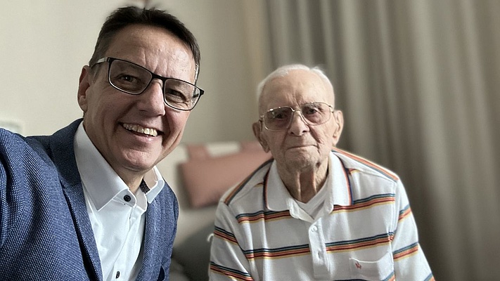 Lokführer Erwin Heller feiert 100. Geburtstag