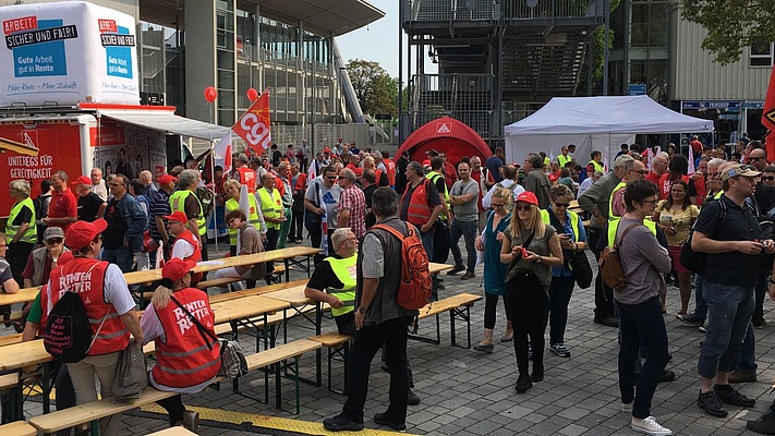 DGB-Rentendemo in Kassel „Wir brauchen einen Kurswechsel in der Rentenpolitik“