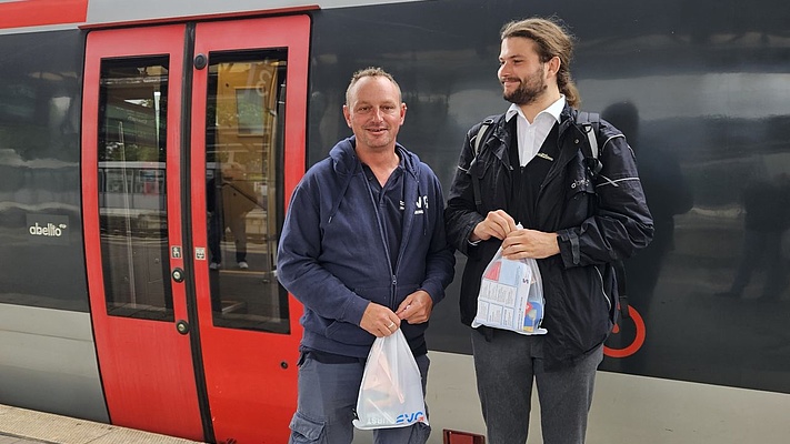 BG Abellio am Naumburger Bahnhof: Vorbereitungen zur kommenden Tarifrunde