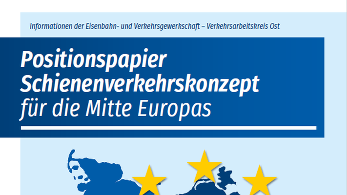Positionspapier EVG’ler legen „Verkehrskonzept für die Mitte Europas“ vor