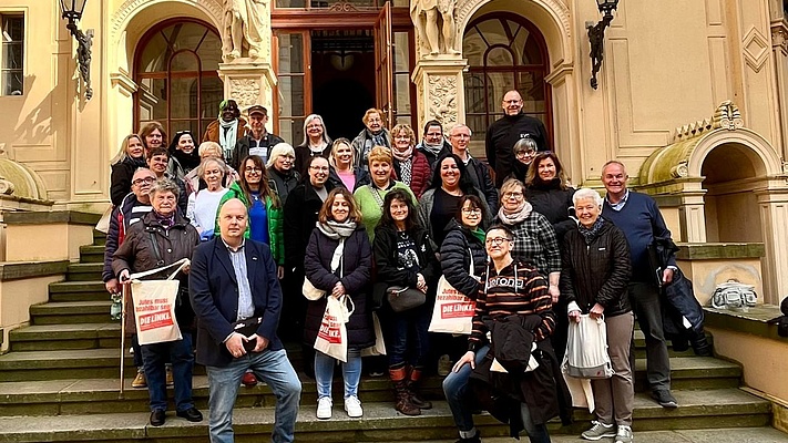 Landtagsbesuch der LV Frauen Nord-Ost und des OV Schwerin