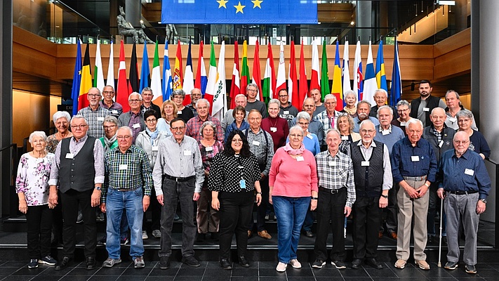 EVG-Senioren auf Europakurs: Besuch im Parlament in Straßburg