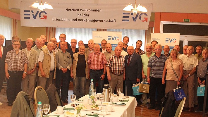 Jubilarehrung Ortsverband Osnabrück „Dank und Anerkennung für die Treue zur EVG“