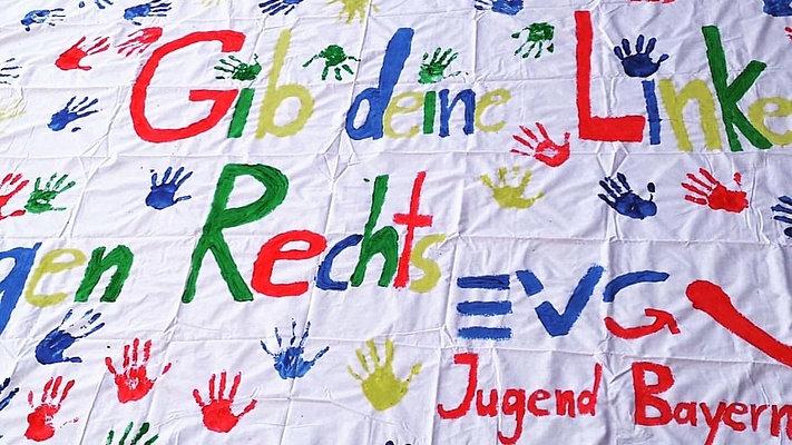 „Gib Deine Linke gegen Rechts“ - bundesweite Aktion der EVG-Jugend
