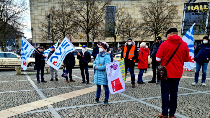 Protest für demokratische Haltung und Respekt in Osnabrück