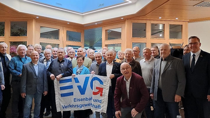 Jubilarehrung beim EVG Ortsverband Bamberg-Lichtenfels