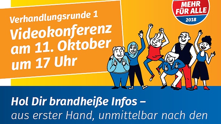 Videokonferenz nach erster Verhandlungsrunde mit DB AG - 11. Oktober um 17 Uhr