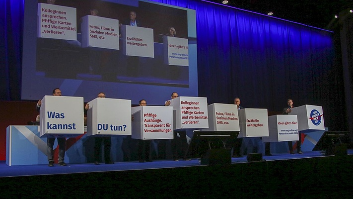 Außerordentlicher Gewerkschaftstag der EVG fortgesetzt