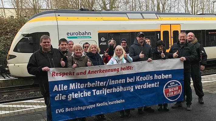 Arbeitskampf bei eurobahn wird fortgesetzt - erster Streiktag erfolgreich