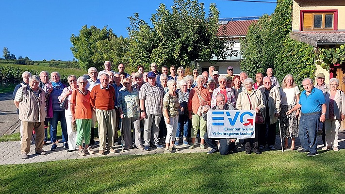EVG-Senioren auf Tour: Münsterberg und Sektkeller in Breisach