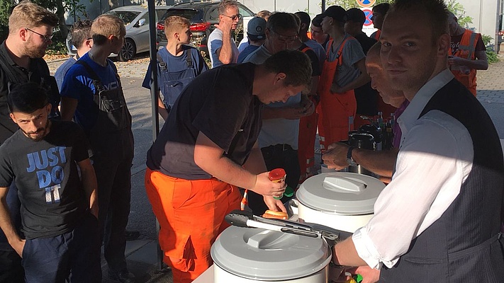 Oktoberfest-Stimmung beim Aktionstag bei DB Netz und DB Regio Rhein Neckar